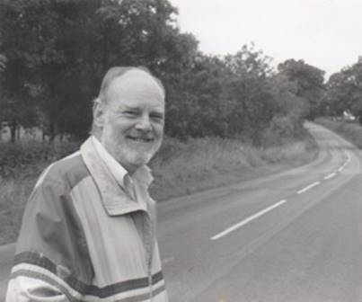 George Shaw's dad on the road