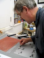 Graham Firth - drawing element of Lascaux Sketchbook