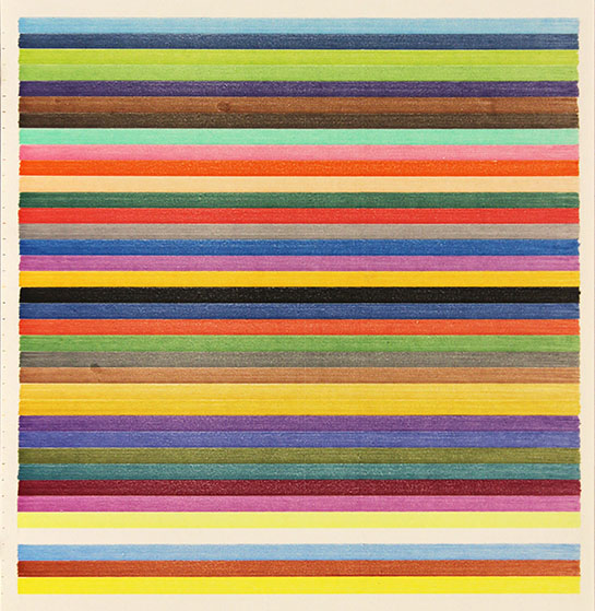 Lee Turner - Stripe drawing 16-326