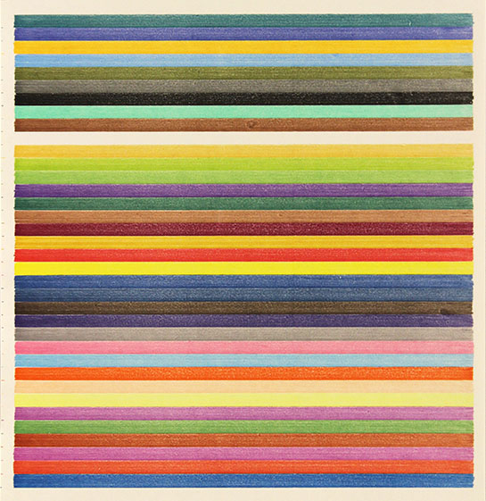 Lee Turner - stripe drawing 16-327