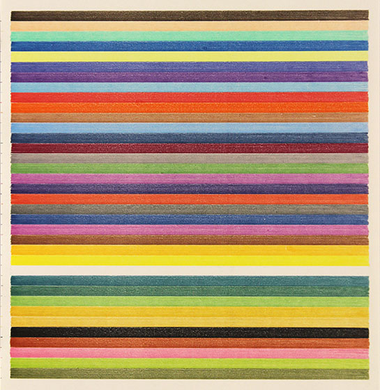 Lee Turner - stripe drawing 16-328