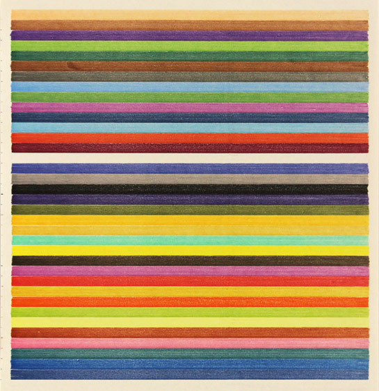 Lee Turner - stripe drawing 16-335