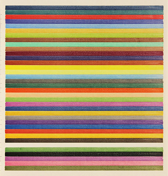 Lee Turner - stripe drawing 16-336