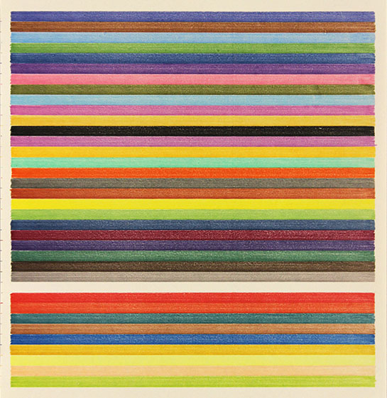 Lee Turner - stripe drawing 16-338