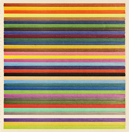 Lee Turner - stripe drawing 16-339