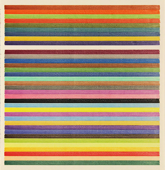 Lee Turner - stripe drawing 16-342