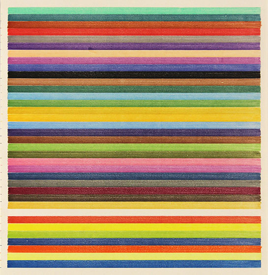 Lee Turner - stripe drawing 16-343