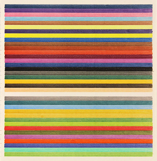 Lee Turner - stripe drawing 16-345