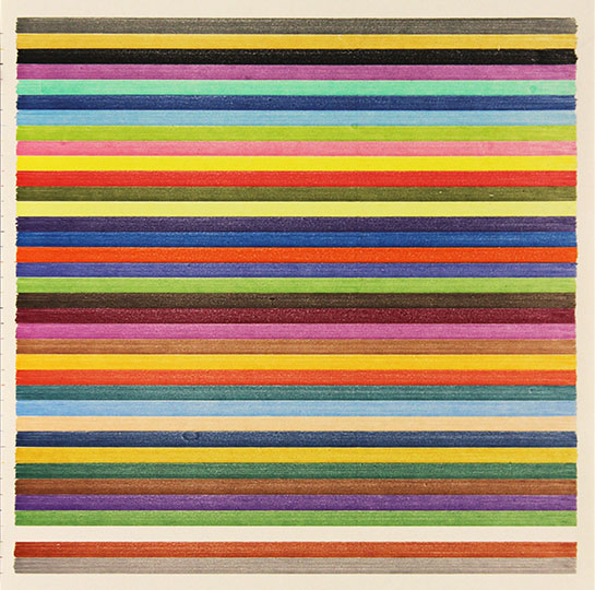 Lee Turner - stripe drawing 16-346