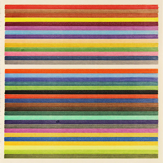 Lee Turner - stripe drawing 16-347