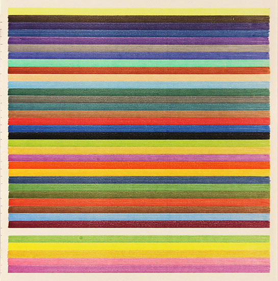 Lee Turner - stripe drawing 16-348