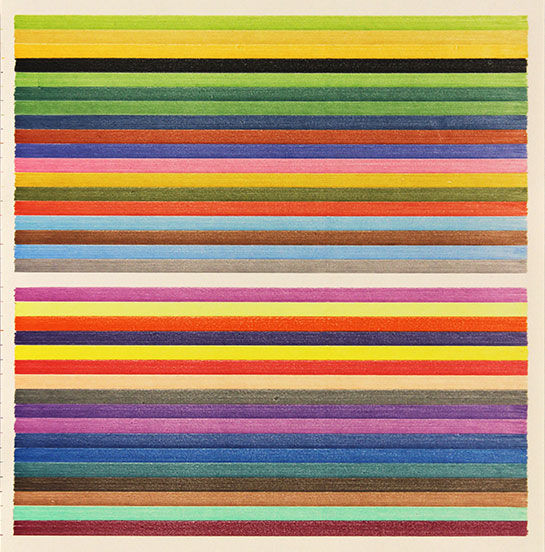 Lee Turner - stripe drawing 16-349