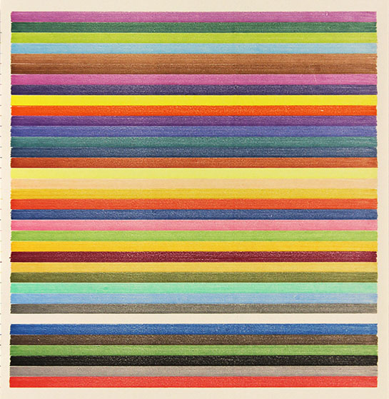 Lee Turner - stripe drawing 16-350