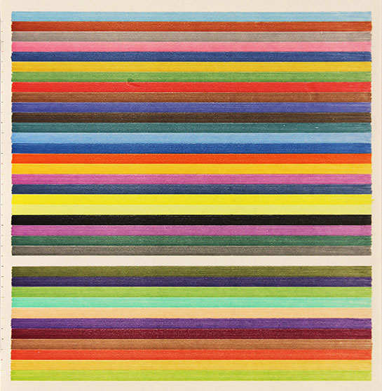 Lee Turner - stripe drawing 16-351