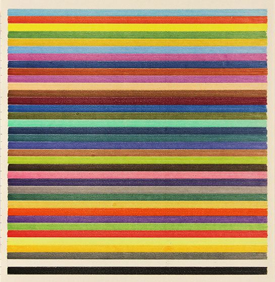 Lee Turner - stripe drawing 16-352