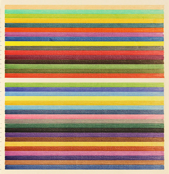 Lee Turner - stripe drawing 16-356