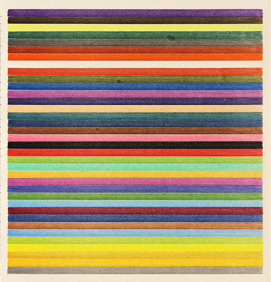 Lee Turner - stripe drawing 16-357