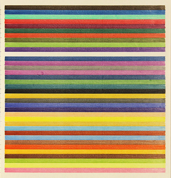 Lee Turner - stripe drawing 16-358