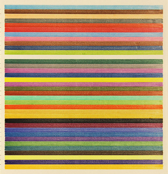 Lee Turner - stripe drawing 16-359