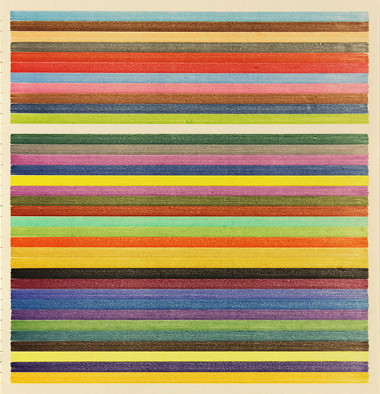 Lee Turner - stripe drawing 16-359