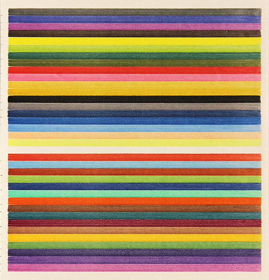 Lee Turner - stripe drawing 16-361