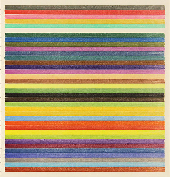 Lee Turner - stripe drawing 16-362