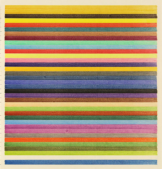 Lee Turner - stripe drawing 16-363