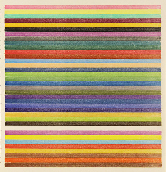 Lee Turner - stripe drawing 16-364