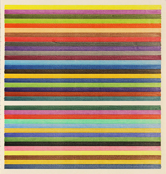 Lee Turner - stripe drawing 16-365