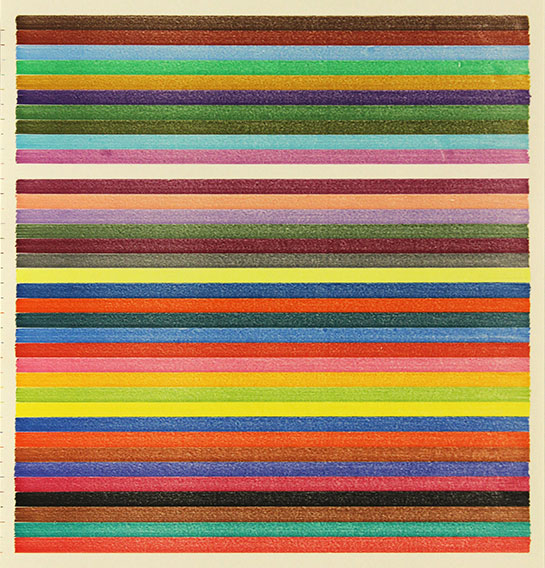 Lee Turner - stripe drawing 16-367