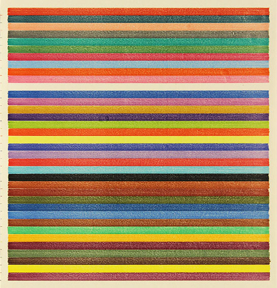 Lee Turner - stripe drawing 16-368