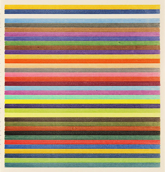 Lee Turner - stripe drawing 16-370