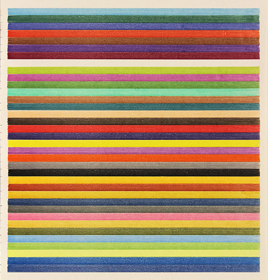 Lee Turner - stripe drawing 16-371