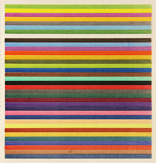 Lee Turner - stripe drawing 16-372