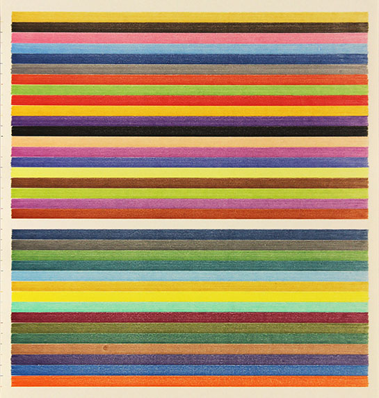 Lee Turner - stripe drawing 16-374