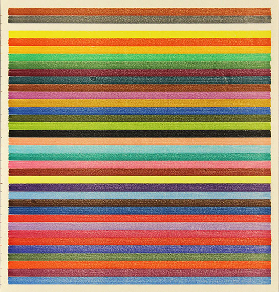 Lee Turner - stripe drawing 16-375