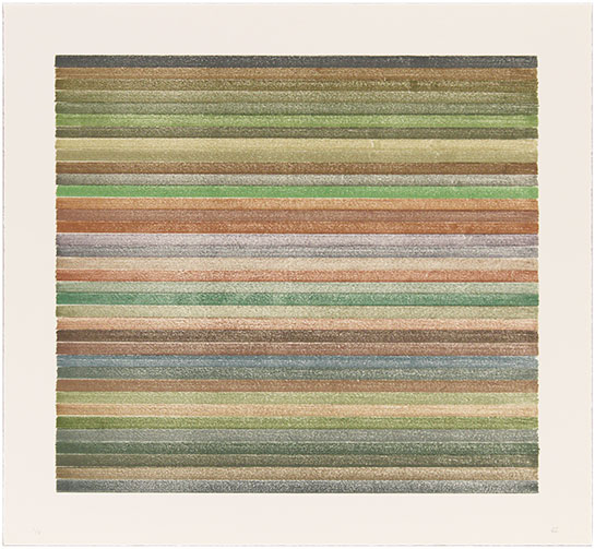 Lee Turner - stripe lithograph 16-417